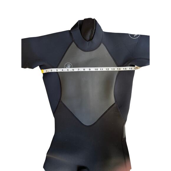 BODY GLOVE PRO 3 Women’s Short Sleeve Spring Suit Wetsuit Black 9/10 Lg NWT - Picture 2 of 6
